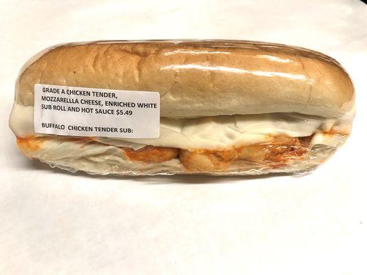 Chicken tender sub