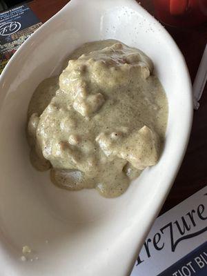 Side of biscuits and gravy