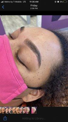 Brow lamination