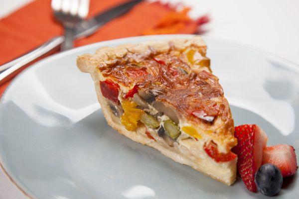 Roasted Vegetable Quiche