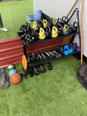 Kettle Bells and dynamic workout tools