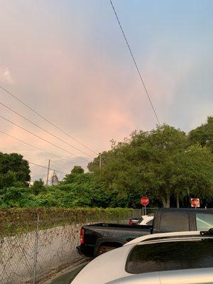 Cloudy morning in Inverness, FL