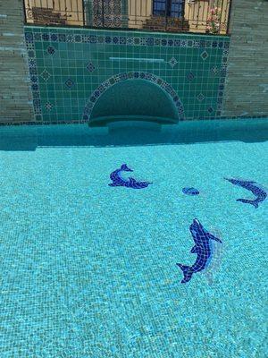 Pool service tiles