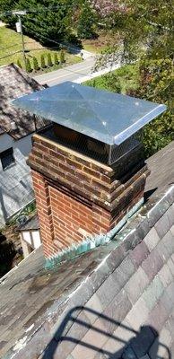 Chimney rebuild/cap installation