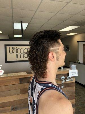 Rockin' the mullet