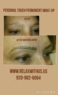 Permanent Eyebrows. Hairstrokes