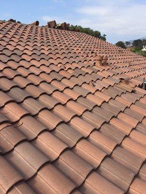 Tile roofing repair