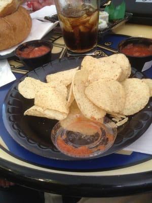 Chips and salsa because I'm going to Mexico.