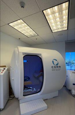 hyperbaric oxygen chamber