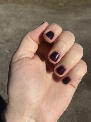 Perfect gel manicure