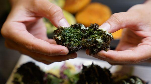 Kale Fritters