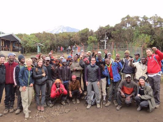 It takes a team.  Embark team. Kilimanjaro.