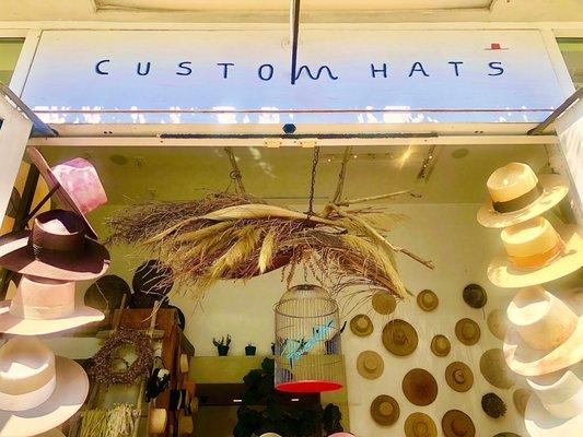 Custom made Hats...I like that pink hat at 10o'clock :)