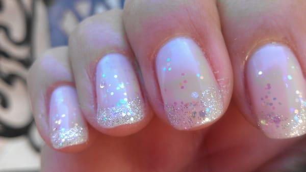 Tina made my nails sparkle for the upcoming new year! Love them