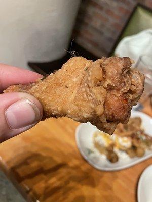 Hairy chicken wing