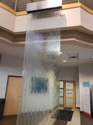 Lower lobby waterfall, don't go chasing it