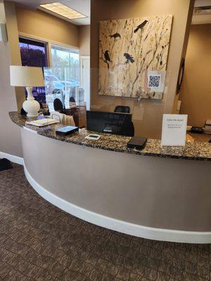 Front desk (collier hills dental)