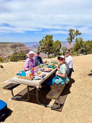 Gourmet lunch with an incredible view!