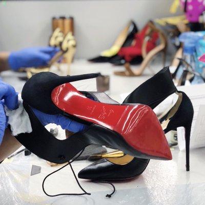 We offer Christian Louboutin repair services