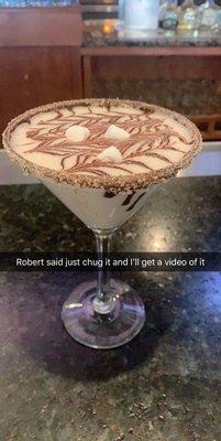 S'mores martini