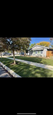 1500 square foot job completed in Hancock Park, CA. Using our 100% permeable backing Ultra Flo Tri-Color.