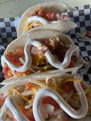 These are the chicken tacos must try,they are delicious.