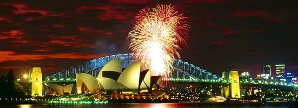 New Years Eve in Sydney, Australia is a perfect anniversary celebration, or simply a way to start a great new year.