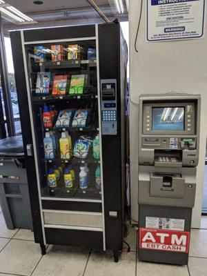 ATM and laundry vending machine