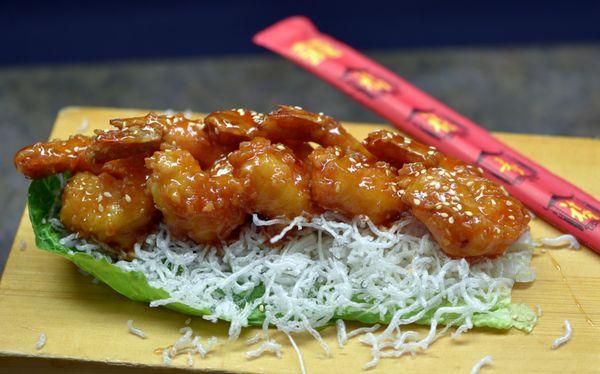 Orange Sesame Shrimp, Yum!