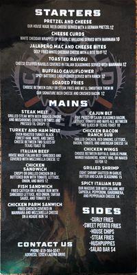 Full Menu