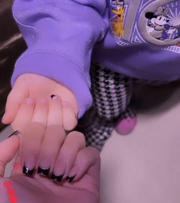 Kid's manicure and pedicure too!