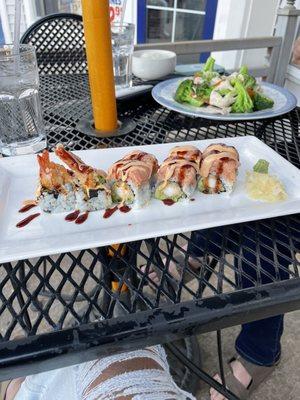 Granby roll and chicken&broccoli