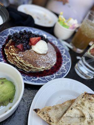 Blueberry Compote Blueberry Pancakes