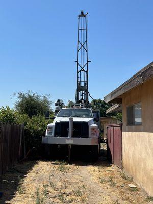 Drilling in Pomona, new condos project