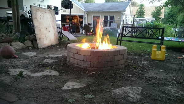 Whether it's real wood or gas logs, we give you the most realistic and biggest fire we can.