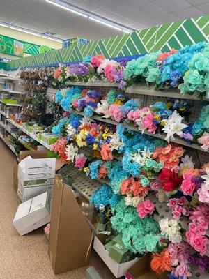 Flowers section