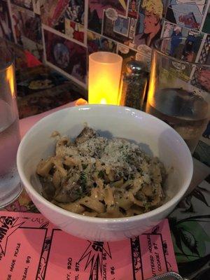 Mushroom Stroganoff $14