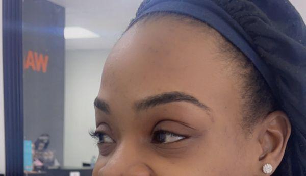 Eyebrow threading