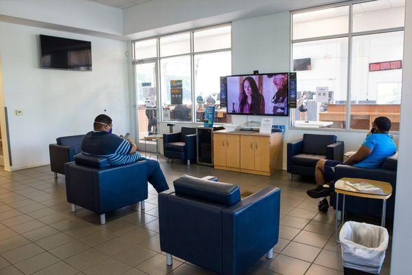 Service Waiting Area