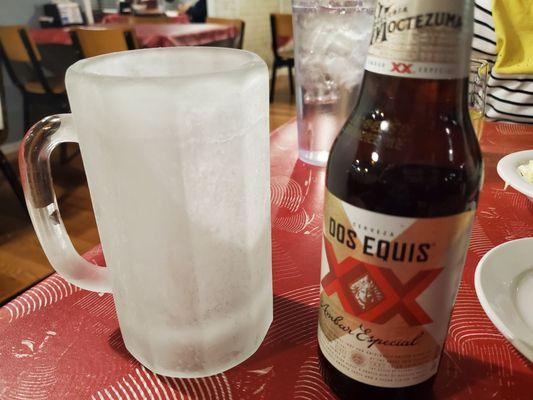 A cold mug for cold beer