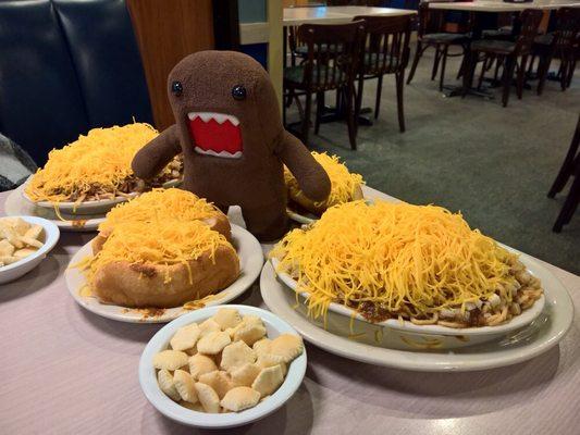 So much cheese and chili...