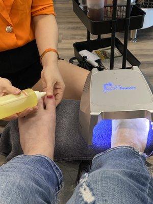 Gel pedi!