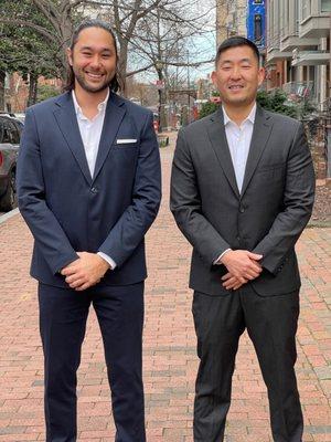 Our CEO Brandon Yoshimura (left) and Director of Operations Danny Koo (right)