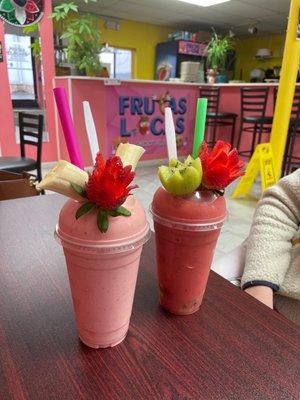 Strawberry banana peanut butter smoothie  Kiwi strawberry smoothie