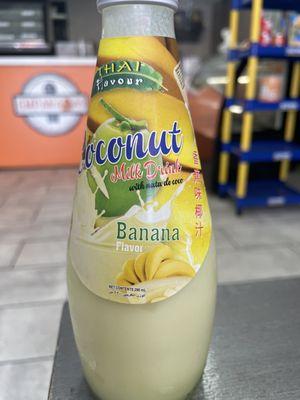 Delicious banana drink