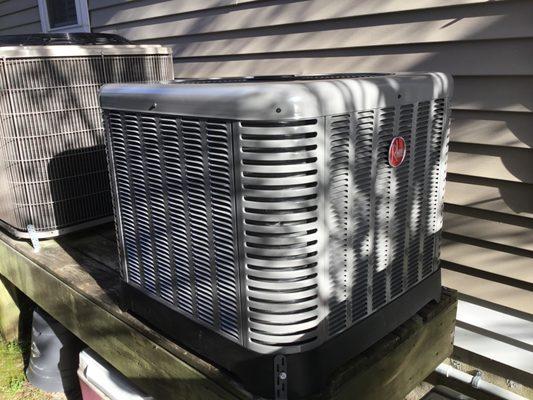 Outdoor 2.5 ton 14 SEER Rheem condenser