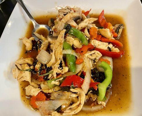 Thai basil with chicken