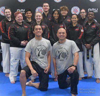 National Team Member, Master Anna Garcia, after training with the AAU National Team Members and Coaches.