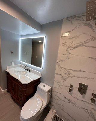 Full bathroom remodeling