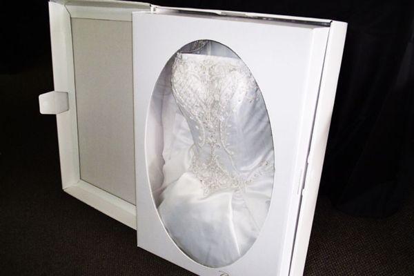 Wedding dress preservation with lifetime guarantee!